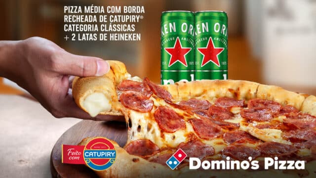 Domino’s e Heineken criam combo por tempo limitado