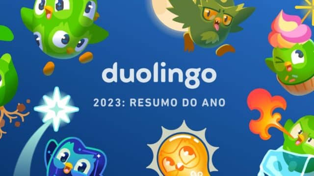 Duolingo apresenta retrospectiva de 2023