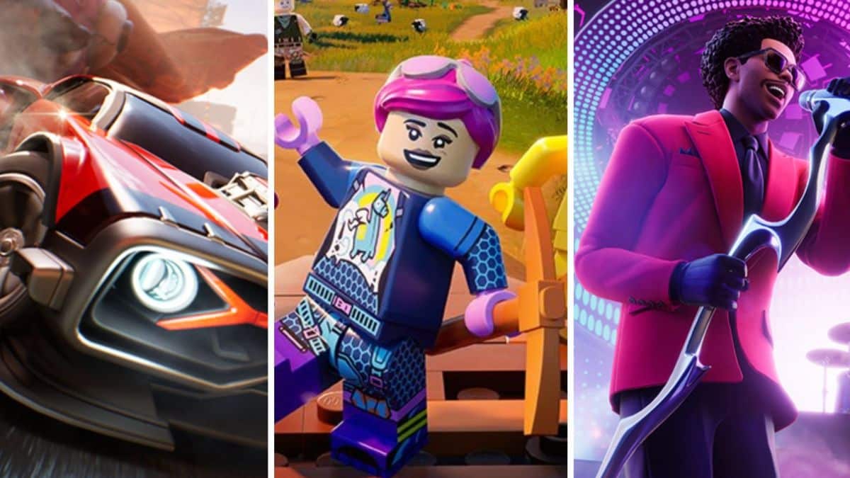 Jogos como serviço LEGO Fortnite, Rocket Racing e Fortnite Festival são  anunciados para Fortnite