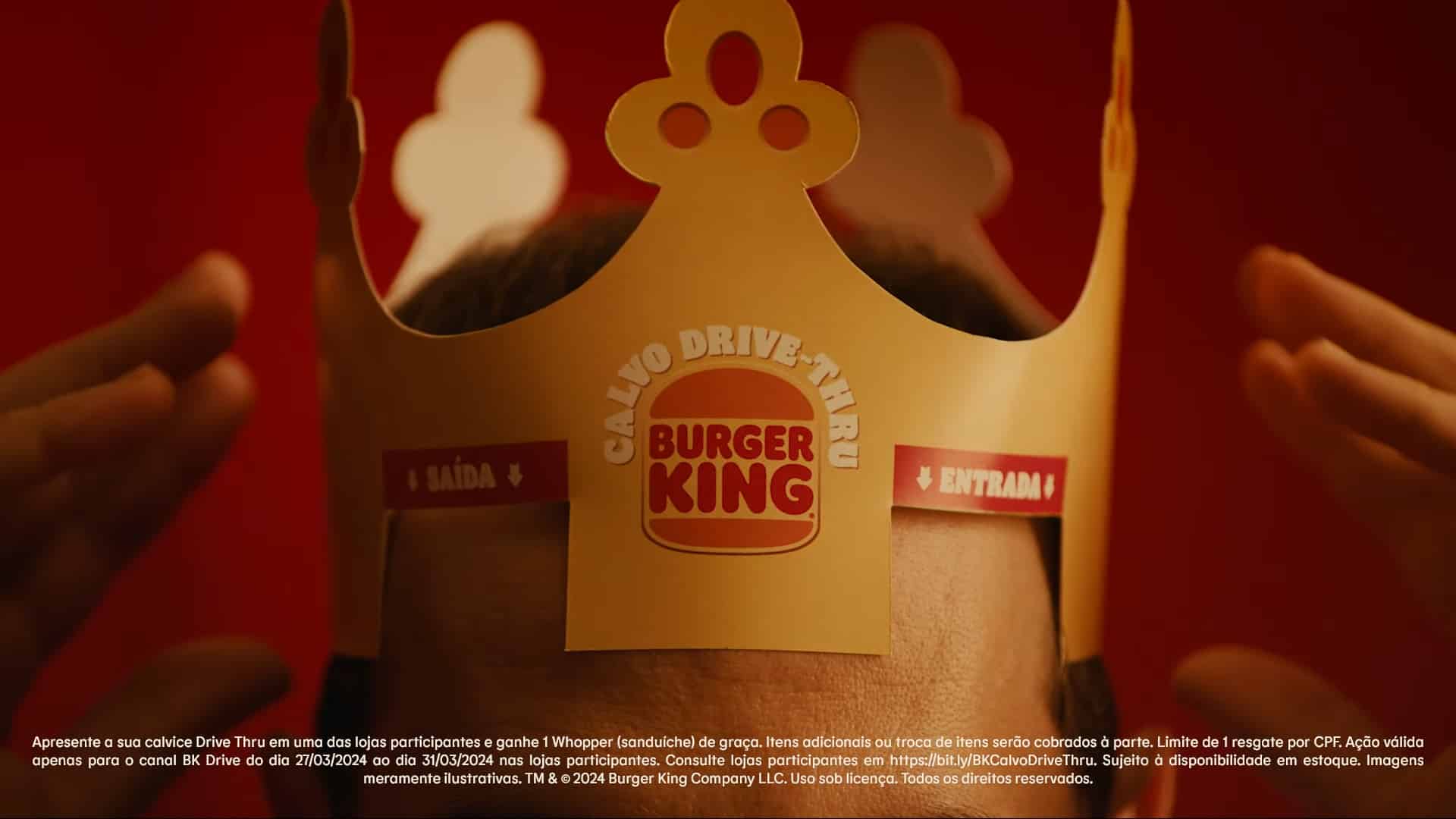 Burger King celebra calvície com Whopper grátis