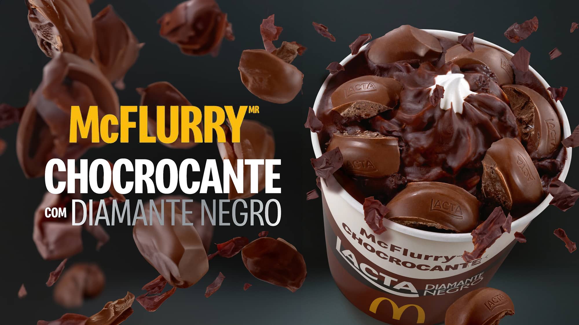 McDonald’s lança McFlurry Chocrocante com Diamante Negro