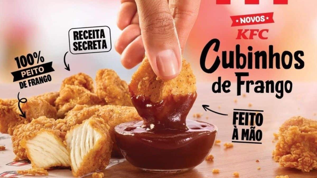 KFC lança ‘Cubinhos de Frango’