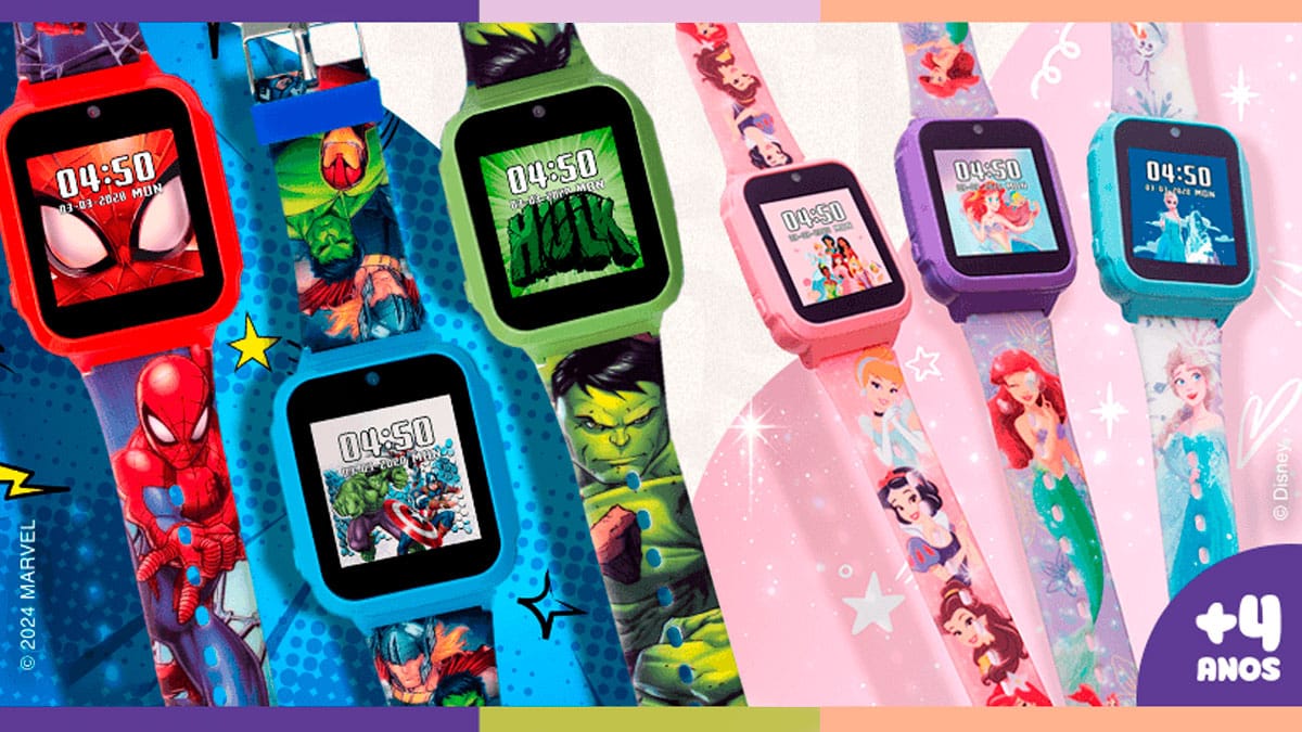 Disney e Condor lançam relógios interativos para o público infantil