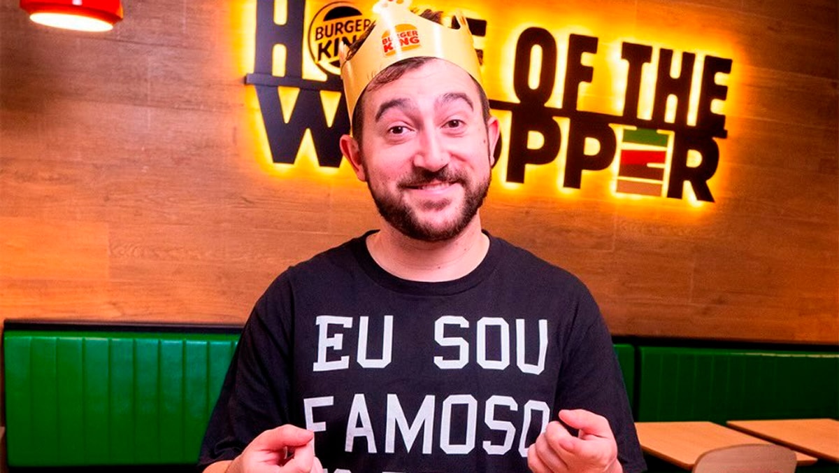 Vincent Martella estrela comercial do Burger King Brasil