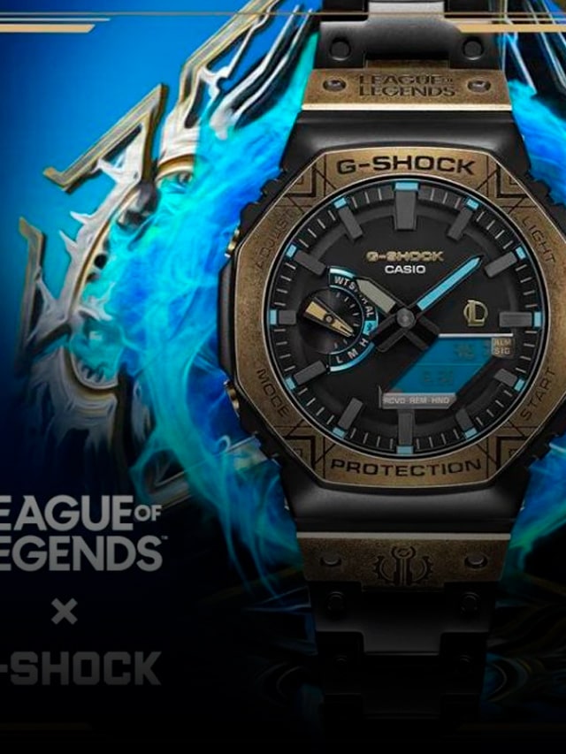 G-SHOCK e Riot Games lançam relógios inspirados em League of Legends