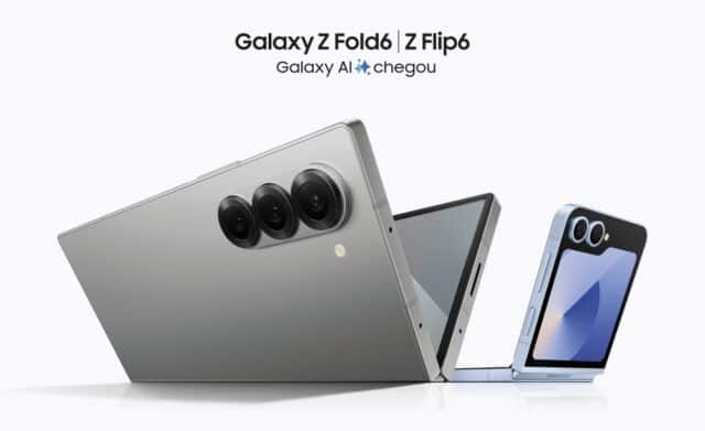 Samsung apresenta novos Galaxy Z Fold6 e Z Flip6 com melhorias e