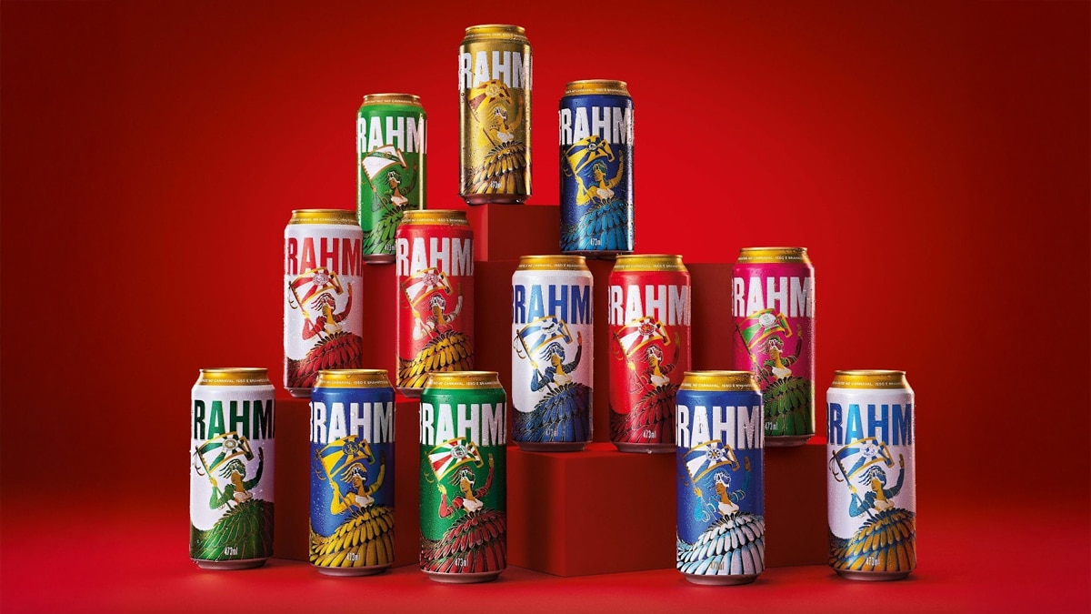 Brahma lança latas temáticas para o Carnaval do Rio 2025