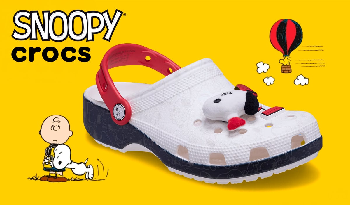 Crocs celebra legado de Snoopy com edição especial