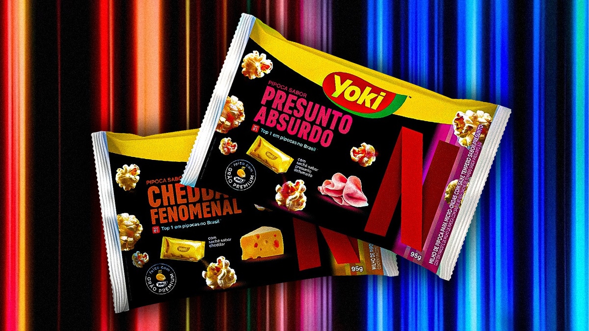 Yoki e Netflix lançam sabores de pipoca inéditos