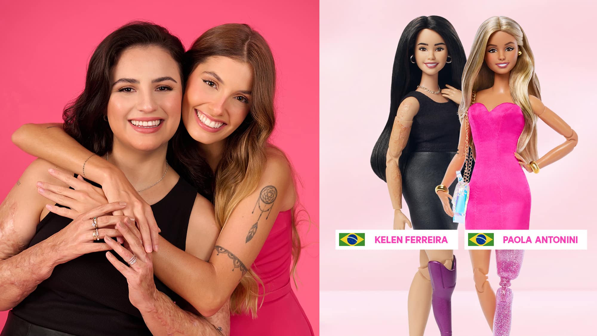 Barbie cria bonecas em homenagem a brasileiras PCDs