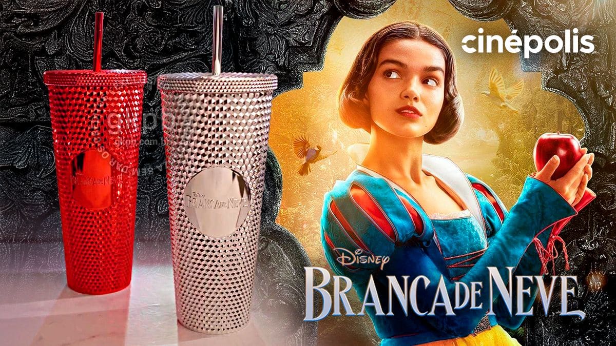 Cinépolis lança copos colecionáveis para o live-action de Branca de Neve