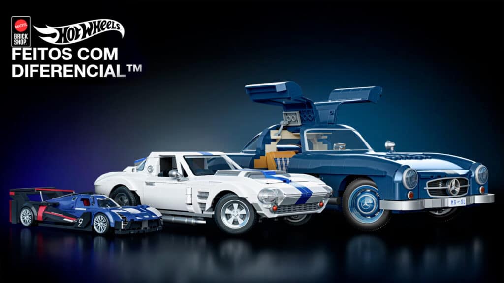 Mattel Brick Shop Hot Wheels