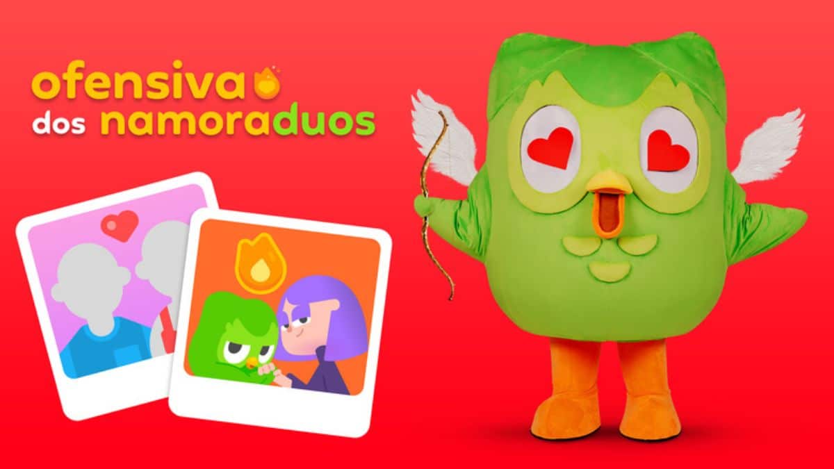 Duolingo presenteia casais com 1 mês de Super Duolingo