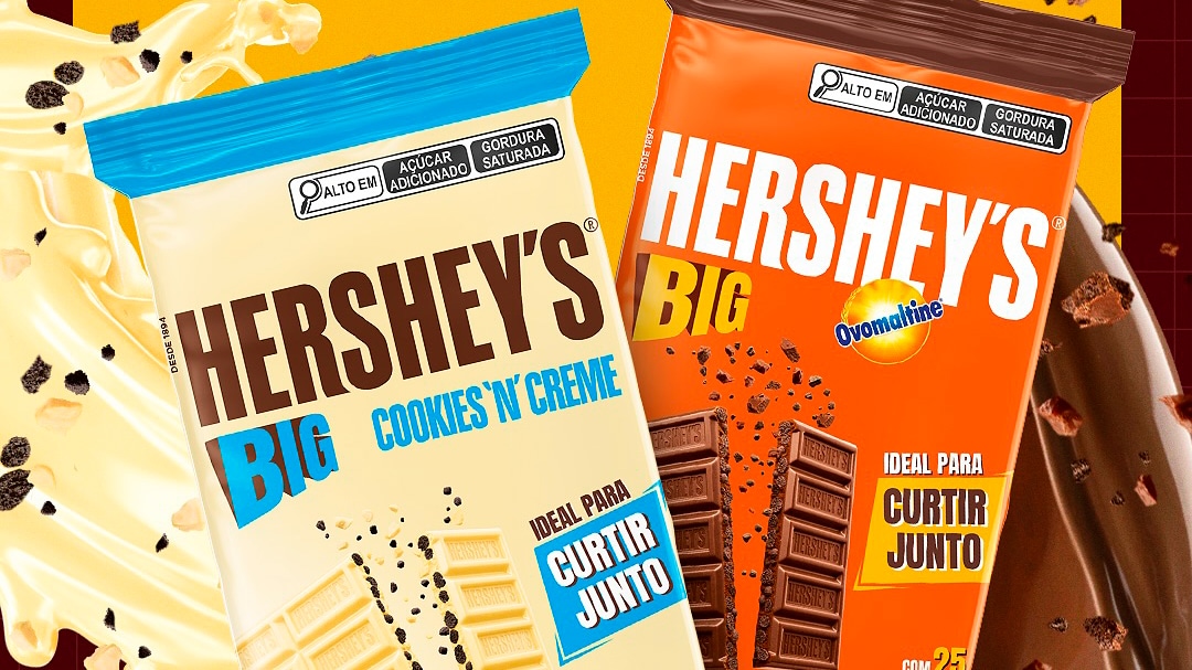 HERSHEY’S lança barra BIG com 25 pedaços
