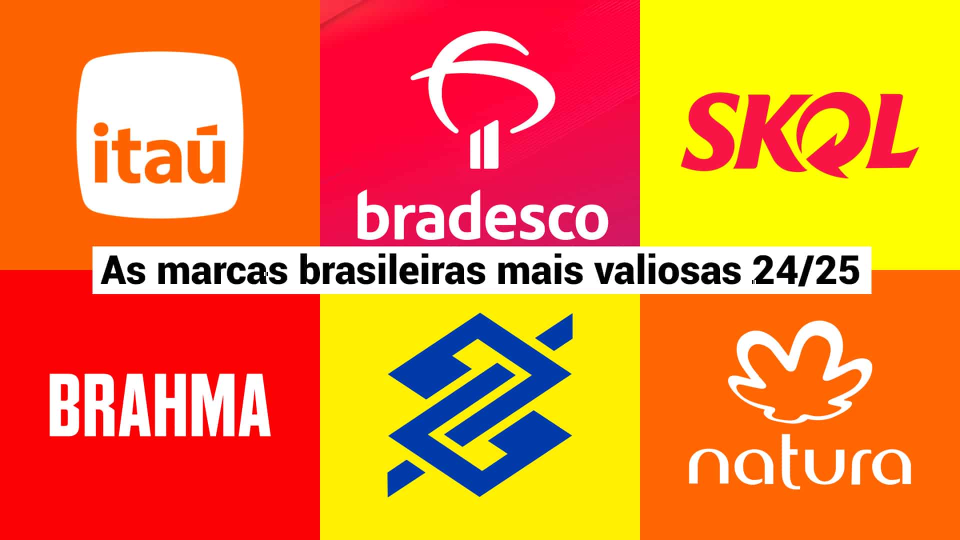 As marcas brasileiras mais valiosas, de acordo com a Interbrand