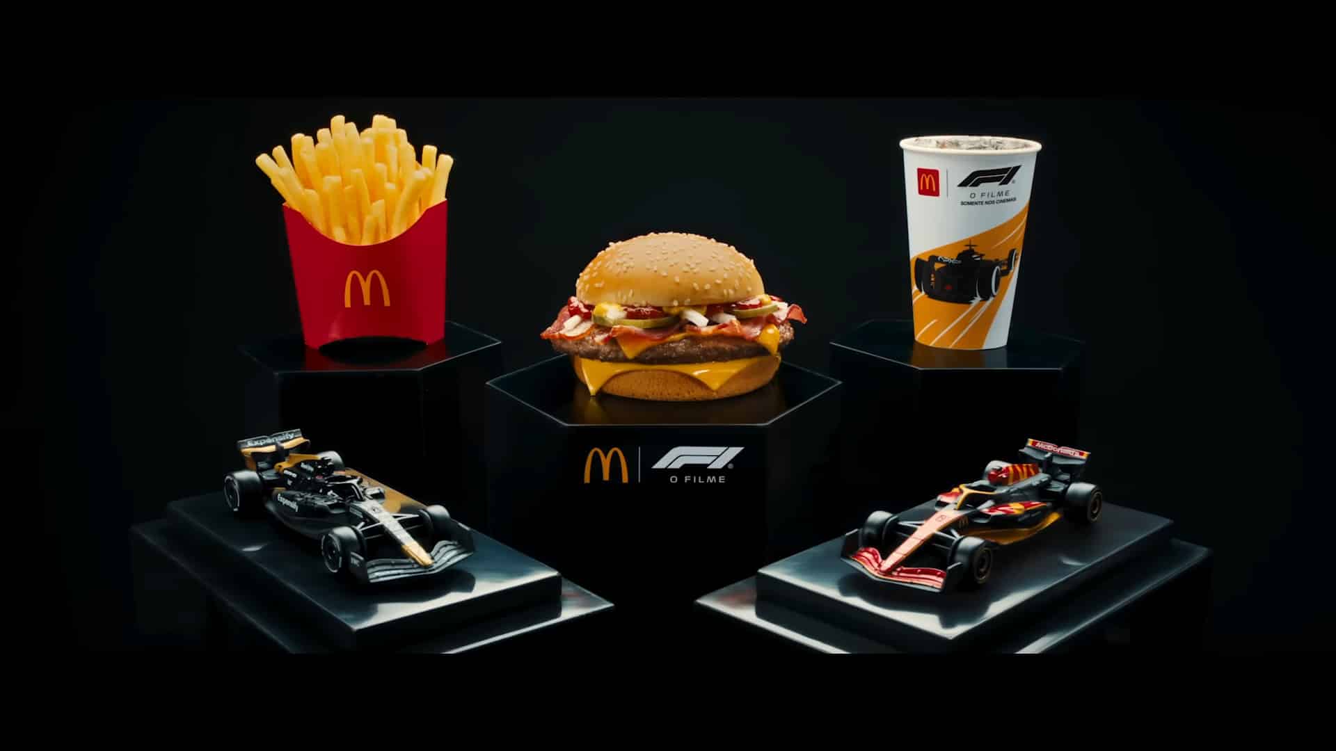 Combo com miniaturas da Fórmula 1 chega ao McDonald’s Brasil. Confira preços