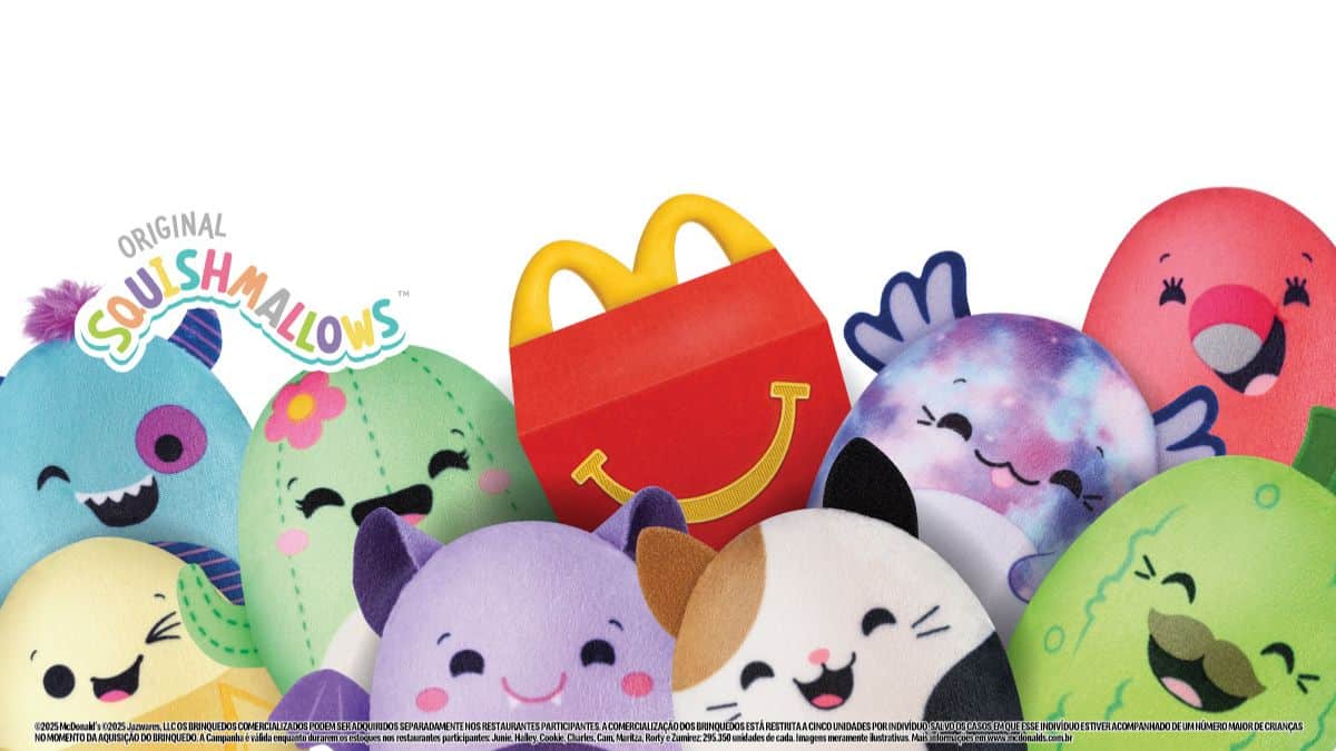 Pelúcias de Squishmallows retornam ao McLanche Feliz