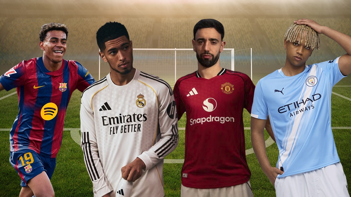 Futebol europeu ganha novos uniformes para o início da temporada 25/26
