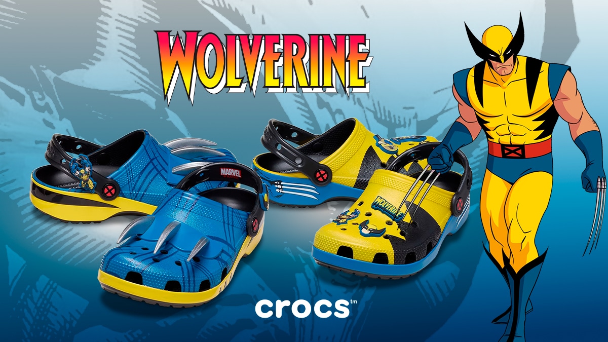 Crocs apresenta novo modelo de clogs inspirado em Wolverine
