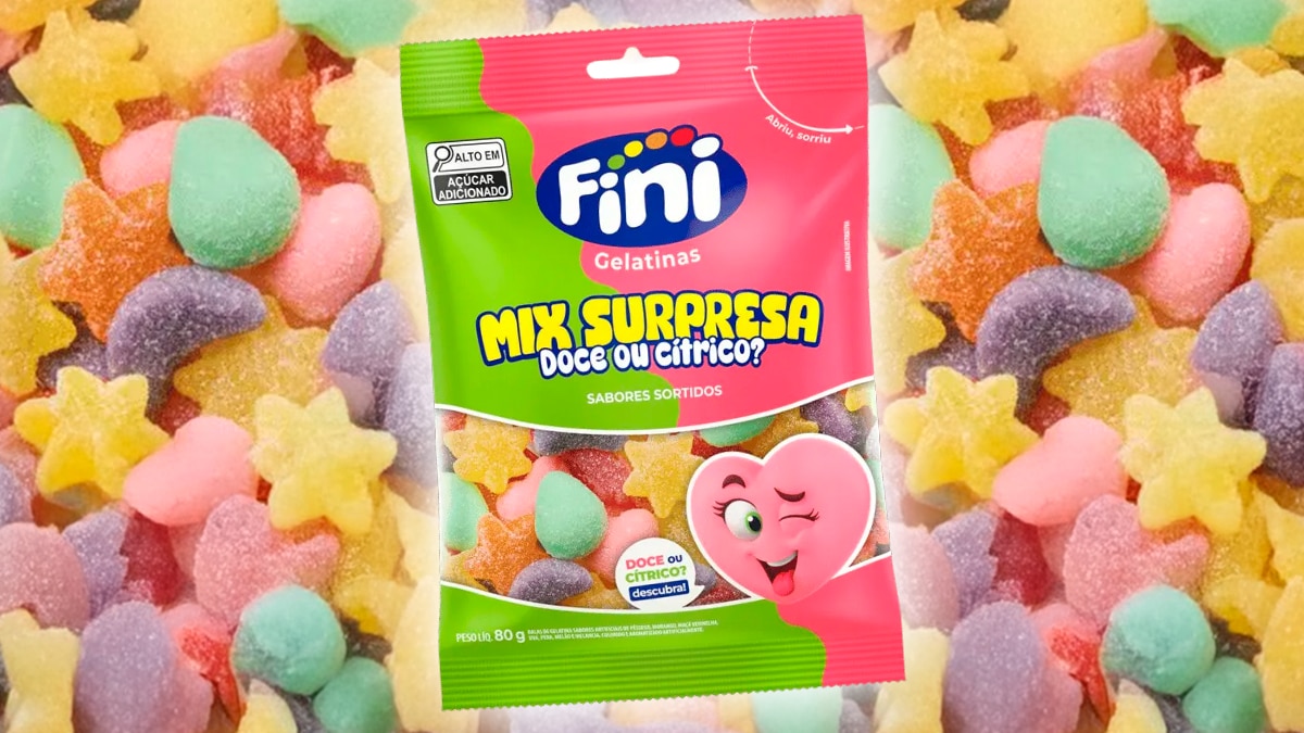 Fini lança ‘Mix Surpresa’ com sabores frutados e formatos divertidos