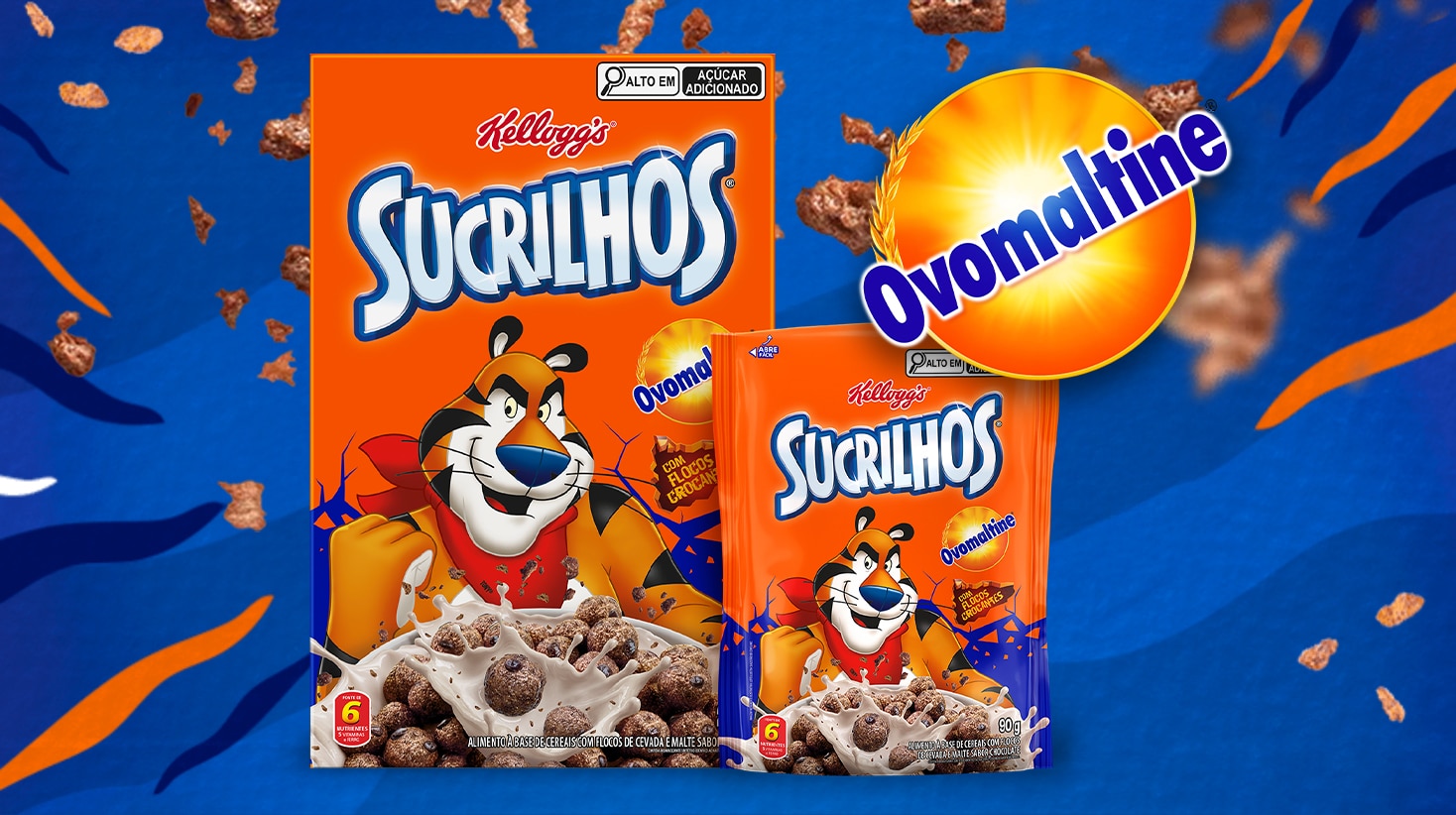 Sucrilhos e Ovomaltine se unem em lançamento inédito no Brasil
