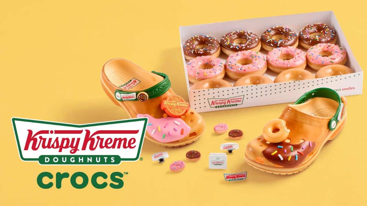 Crocs anuncia collab com Krispy Kreme