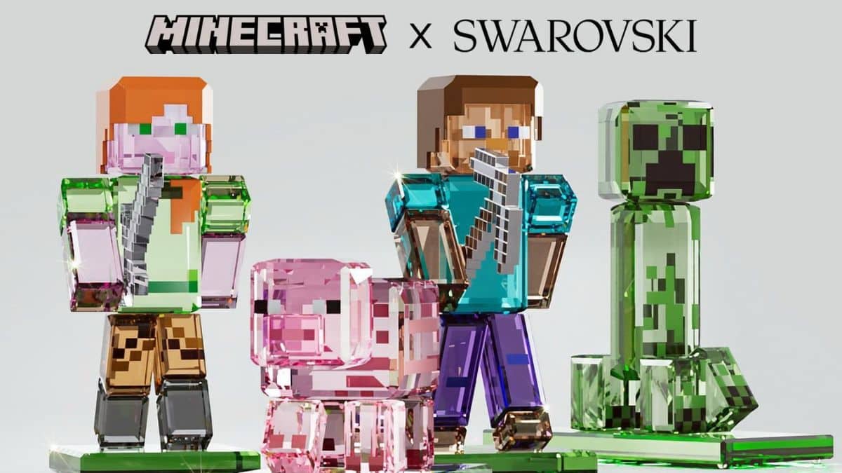 Swarovski anuncia coleção de estatuetas colecionáveis de Minecraft