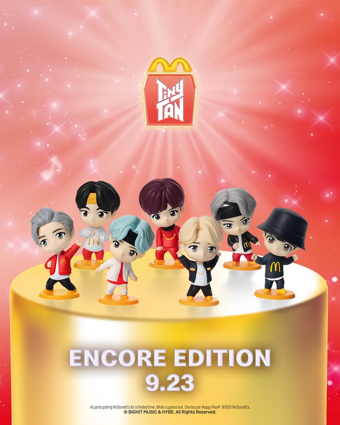 McDonald's traz bonecos TinyTAN do BTS em brindes do McLanche Feliz no ...
