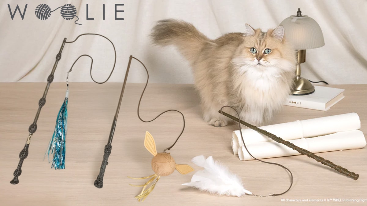 Woolie amplia coleção de Harry Potter com varinhas para gatos
