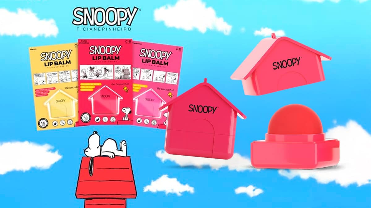 Ticiane Pinheiro e Cia Beauty anunciam um novo lip balm inspirado na icônica casinha do Snoopy