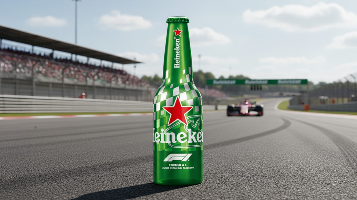 Heineken apresenta garrafa de alumínio para GP de São Paulo de Fórmula 1 2025