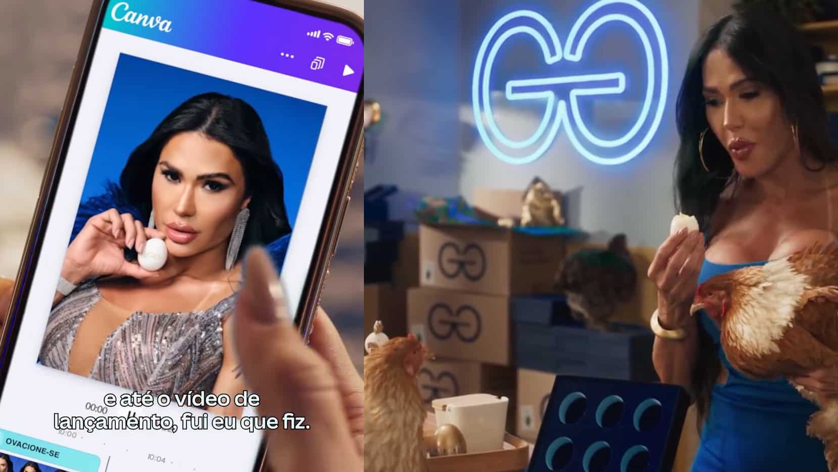 Gracyovos é campanha do Canva com Gracyanne Barbosa