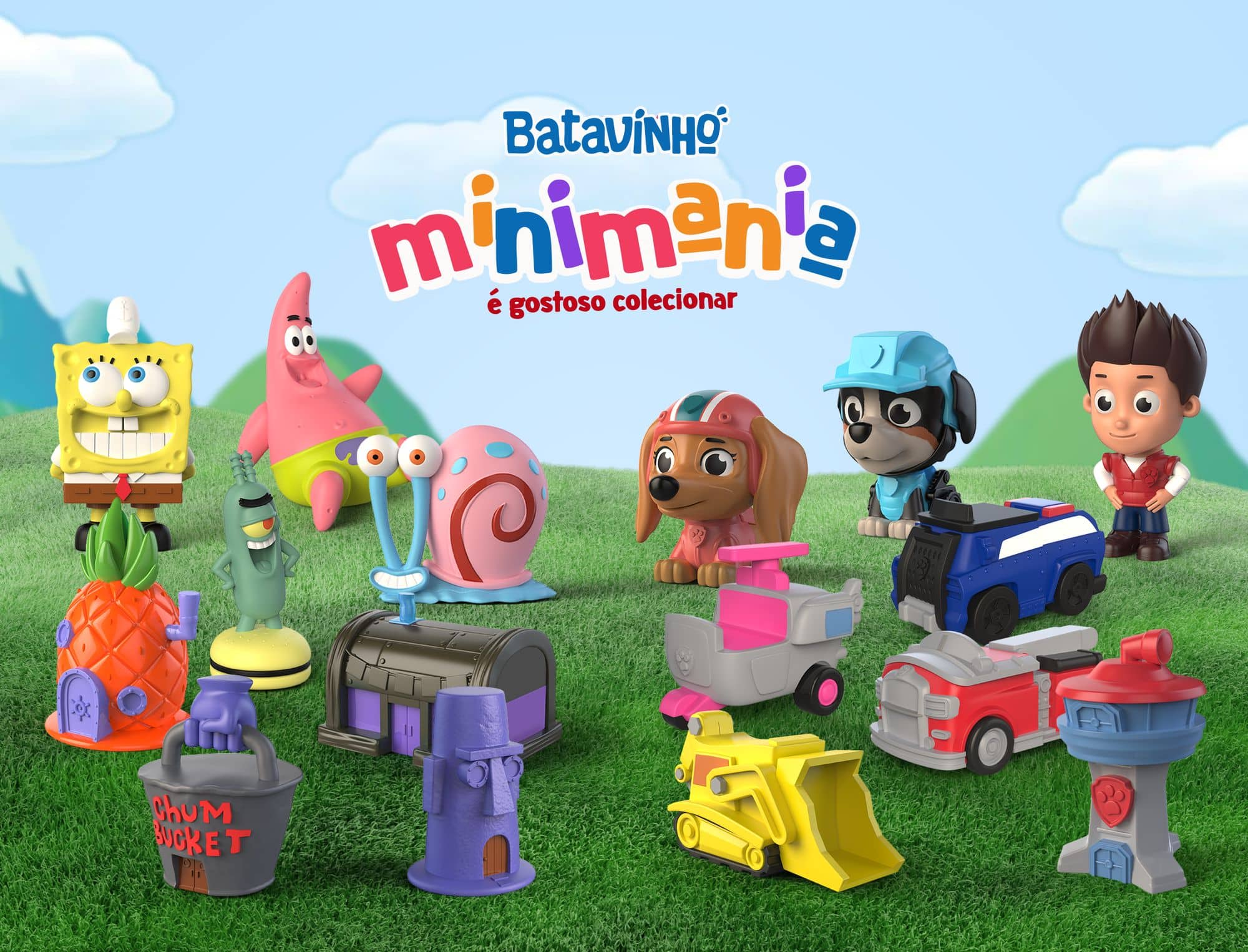 Batavinho ganha novos colecionáveis de Bob Esponja e Patrulha Canina ...