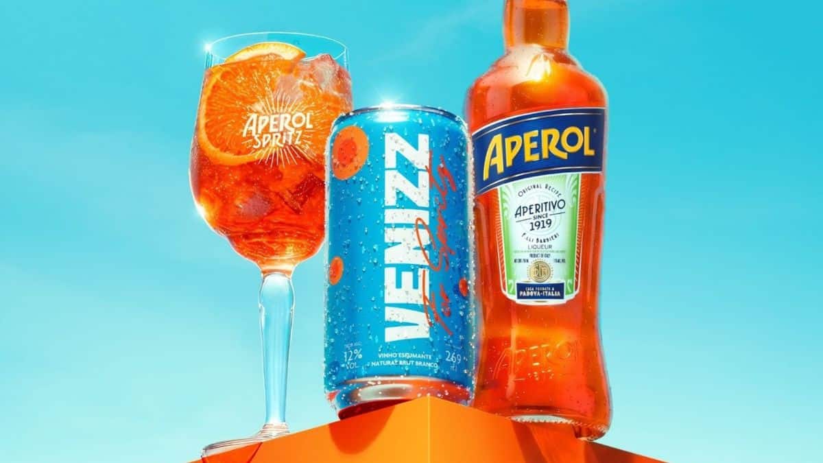 Venizz: Aperol Spritz apresenta novo espumante em lata
