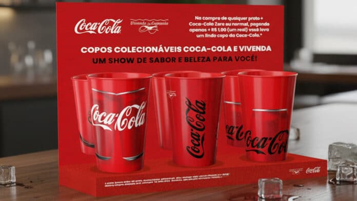Vivenda do Camarão e Coca-Cola lançam promoção com copos colecionáveis