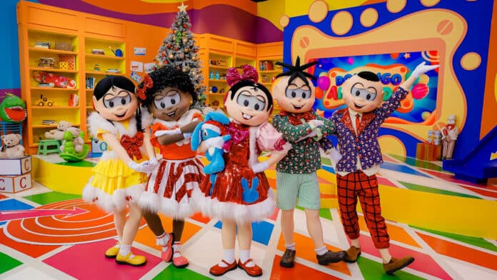 SBT traz edição especial de Natal do Domingo Animado com Turma da Mônica
