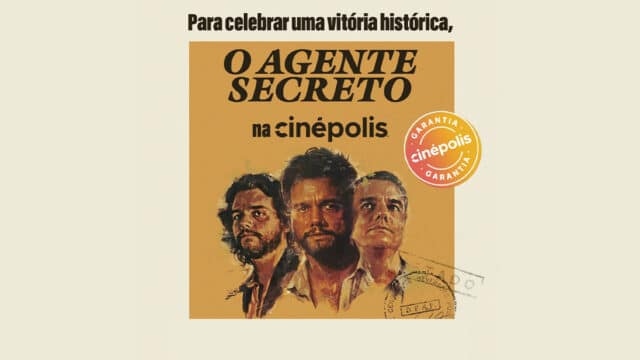 Cinépolis promove sessões especiais de "O Agente Secreto" com ingressos a partir de R$ 15