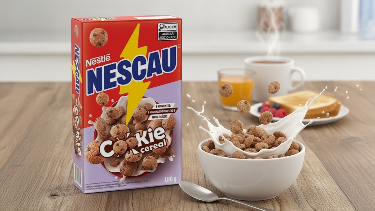 Nescau expande linha de cereais com nova edição Cookie