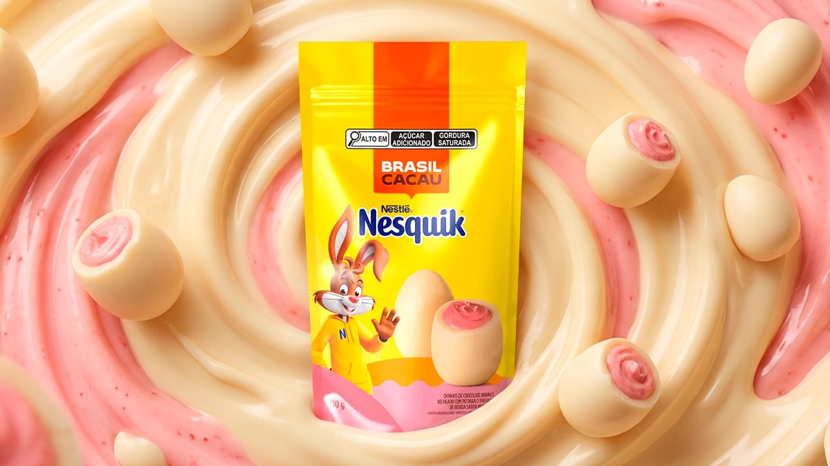 Brasil Cacau lança Ovinhos de chocolate recheados de Nesquik