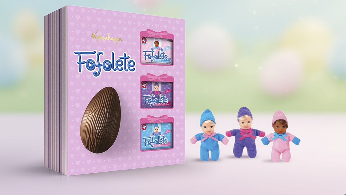 Kopenhagen e Estrela se unem para trazer Ovo de Páscoa Fofolete