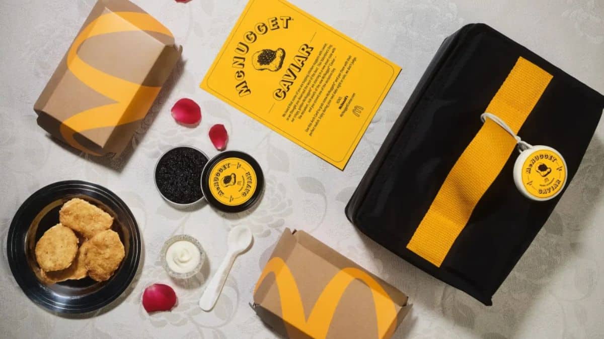 McDonald’s transforma receita viral em ação e oferece kits de McNugget Caviar de edição limitada nos EUA