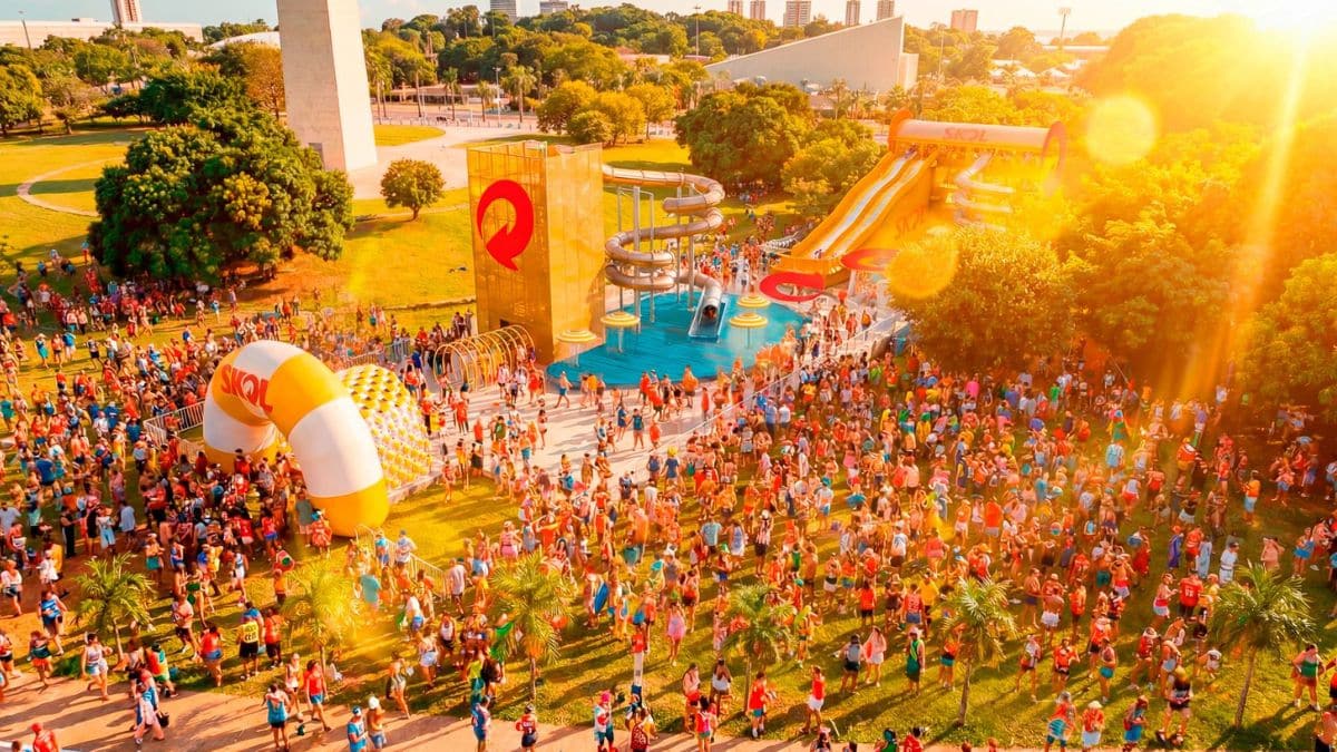 Skol cria Parque Aquático gratuito no Ibirapuera