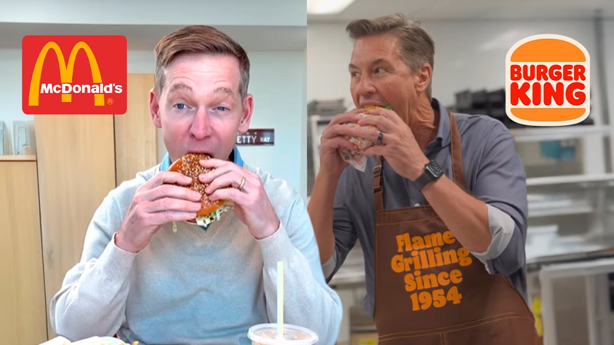 Executivo do Burger King dá uma ‘mordida enorme’ em Whopper em resposta ao vídeo polêmico do CEO do McDonald’s