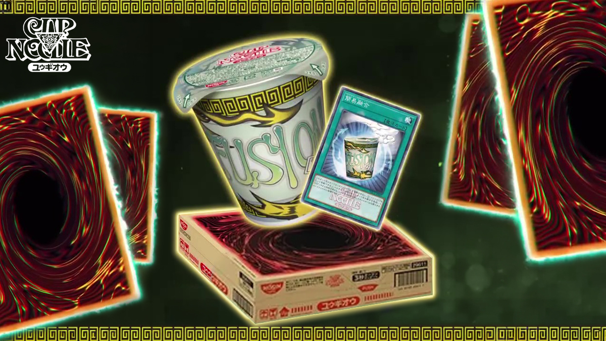 Cup Noodle e Yu-Gi-Oh transformam carta de “Fusão Instantânea” em macarrão real no Japão