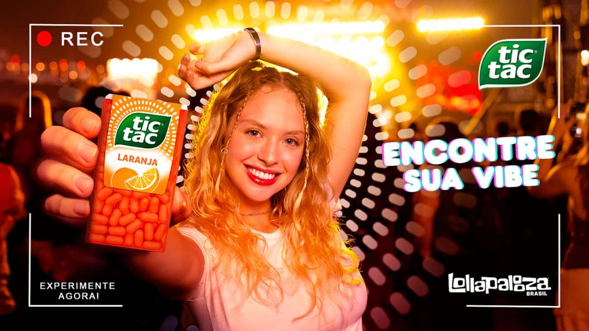 Tic Tac confirma presença no Lollapalooza Brasil 2026 com lançamento do Tic Tac Two