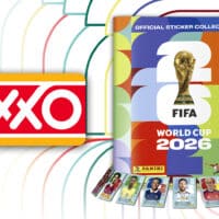 Imagem de parceria Panini e OXXO com álbum e figurinhas da Copa do Mundo FIFA 2026