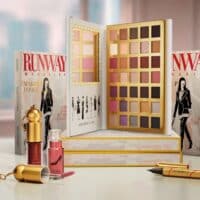 Kit de maquiagem Eudora com estojo de paleta de sombras e itens decorativos inspirados em O Diabo Veste Prada