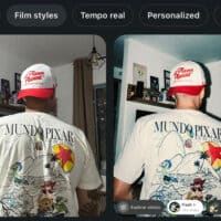 Tela do Instagram com filtros Film Styles e opções como Tempo real, Personalized e New para recriar fotos em estilos vintage