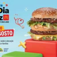 Banner do McDia Feliz 2026 com sanduíche do Mc Donald’s e data de 22 de agosto