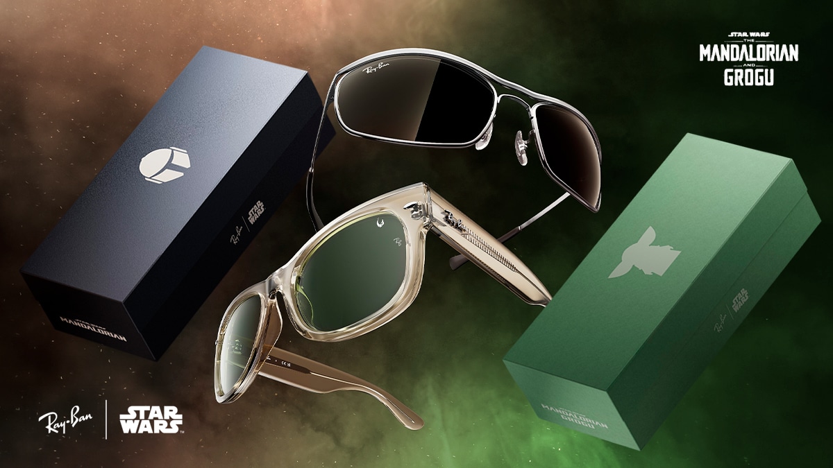 Ray-Ban lança coleção de óculos inspirados em Mandaloriano e Grogu